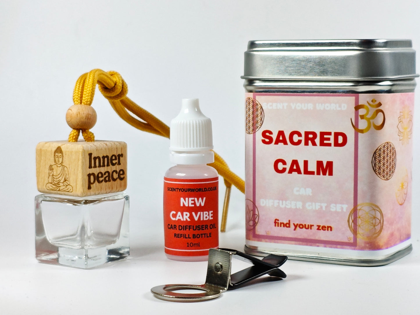 Buddha - Sacred - Refillable car diffuser