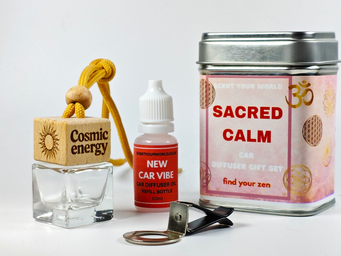 Sun - Sacred - Refillable car diffuser