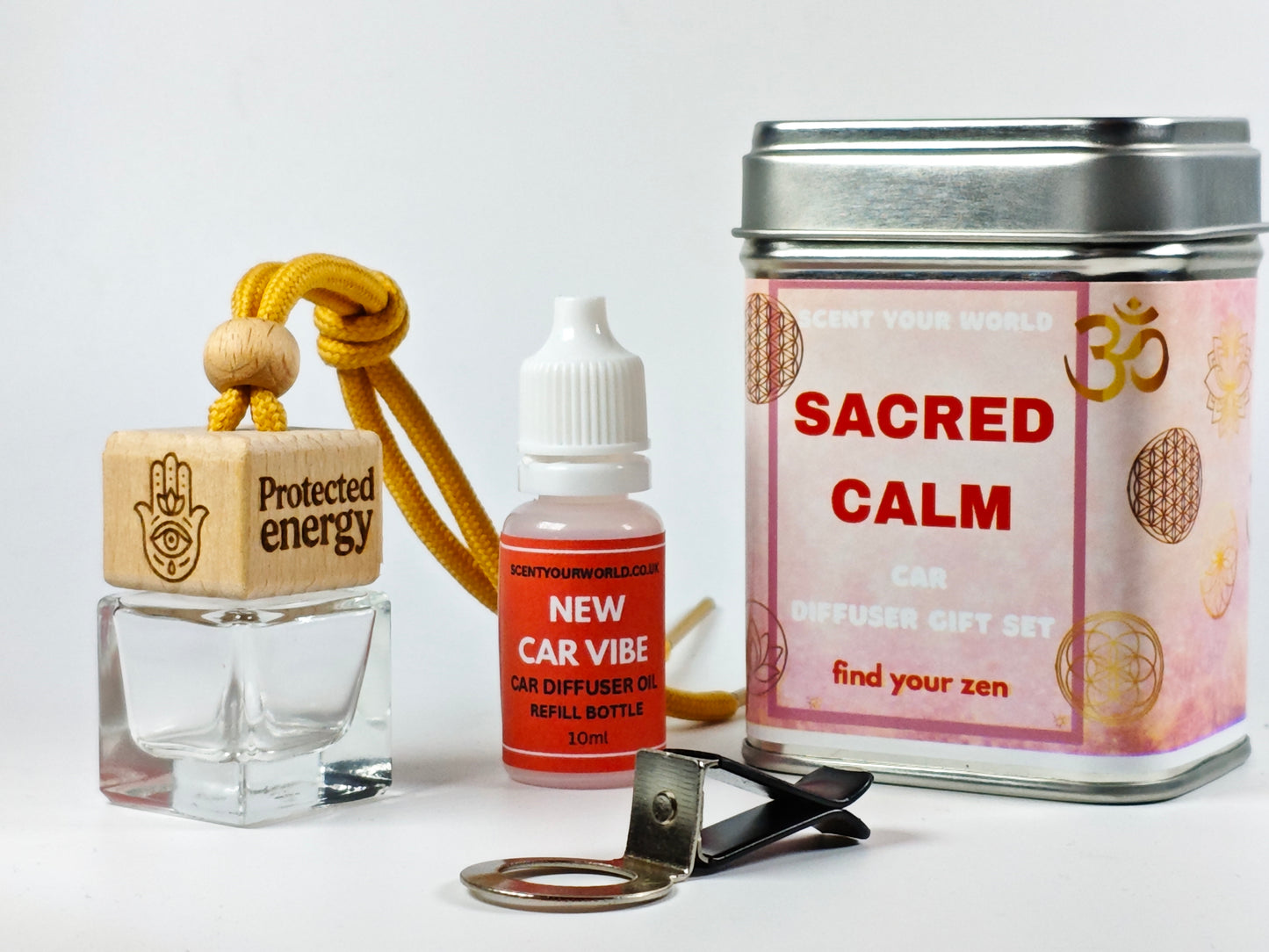 Hamsa - Sacred - Refillable car diffuser