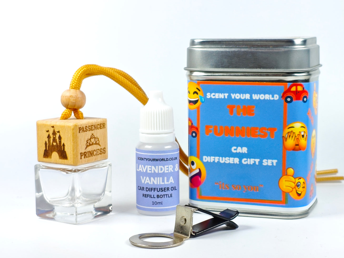 Fun refillable car diffuser - Passenger princess