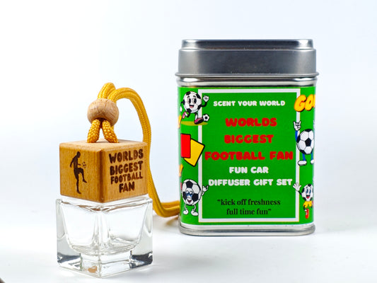 Fun refillable car diffuser - World's biggest football fan