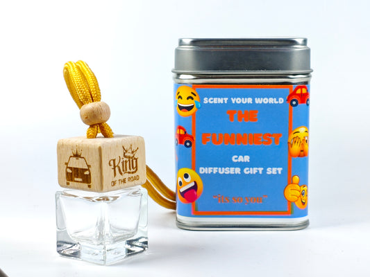 Fun refillable car diffuser - King of the road