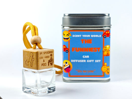 Fun refillable car diffuser - I'm speeding cos I need a poo