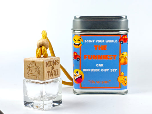 Fun refillable car diffuser - Mum's taxi