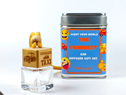 Fun refillable car diffuser - Grandad's taxi