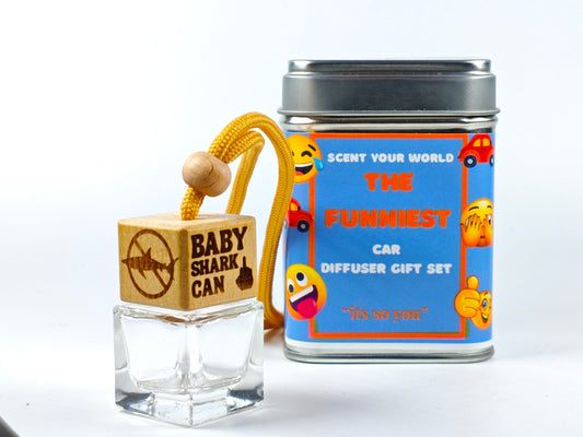Fun refillable car diffuser - Baby shark can...