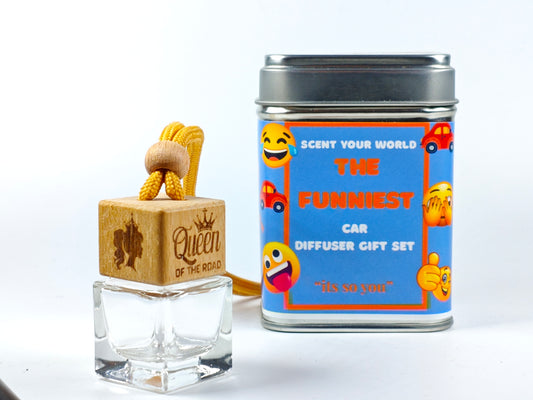 Fun refillable car diffuser - Queen of the road