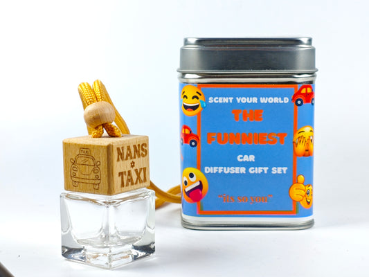 Fun refillable car diffuser - Nan's taxi