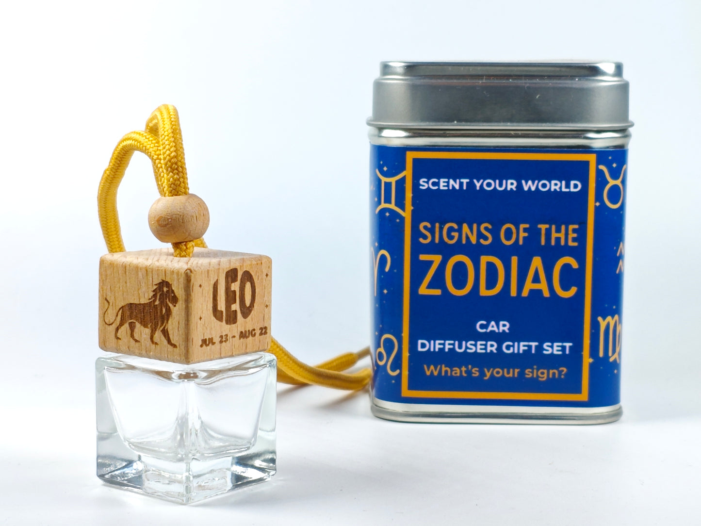 Leo - Zodiac - Refillable car diffuser
