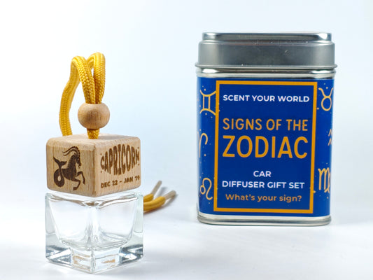 Capricorn - Zodiac - Refillable car diffuser