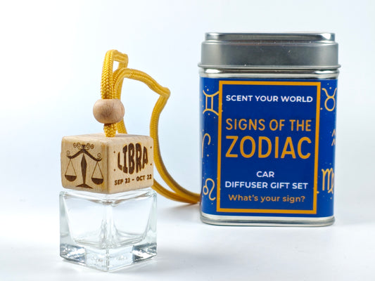 Libra - Zodiac - Refillable car diffuser