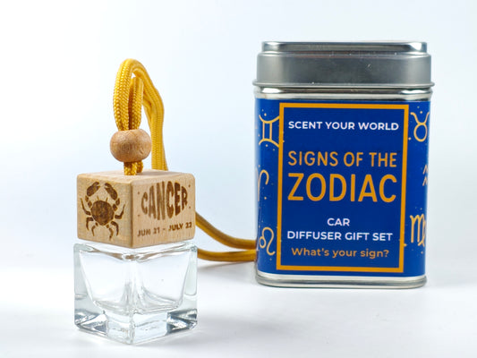 Cancer - Zodiac - Refillable car diffuser