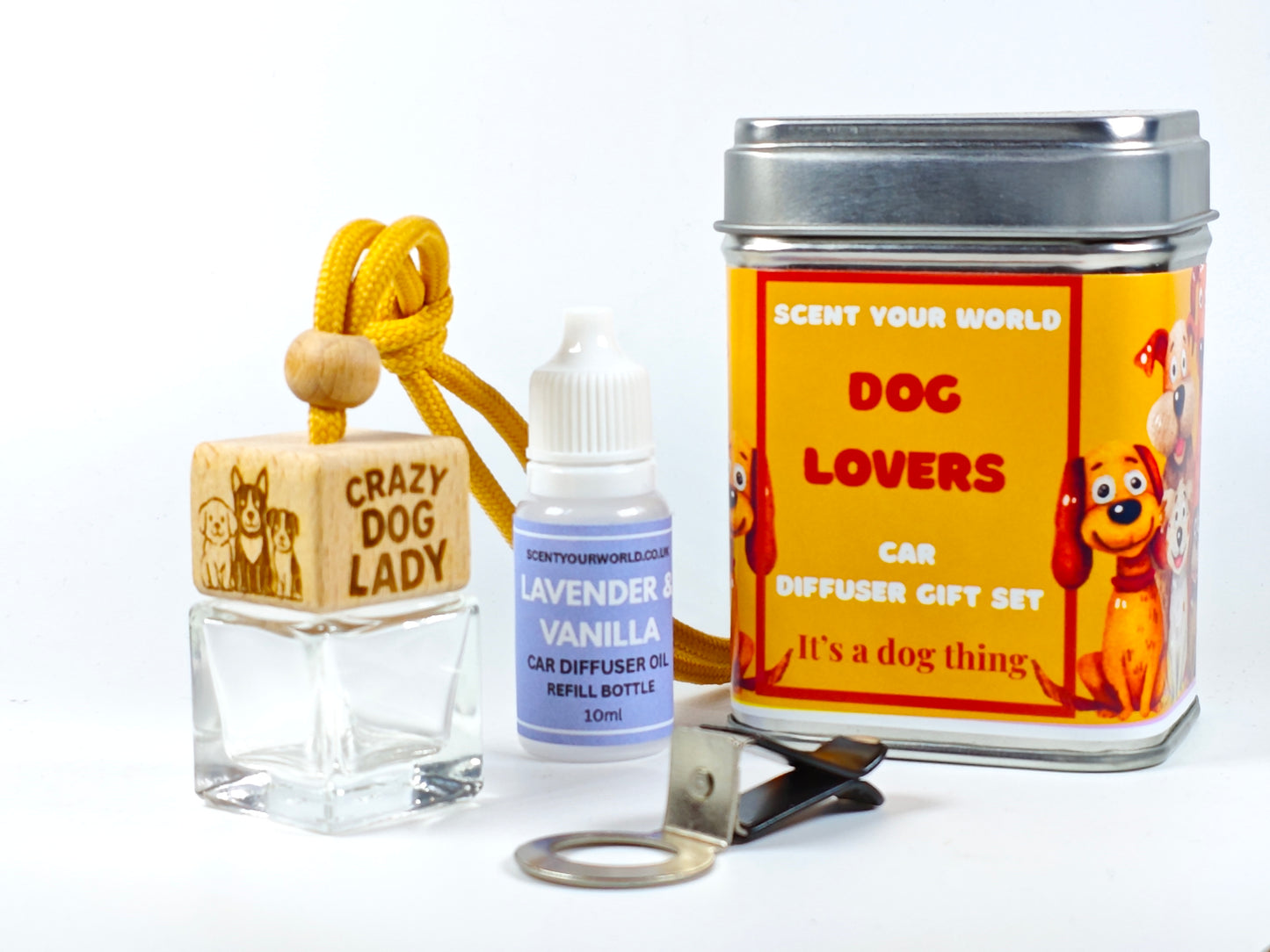 Crazy dog lady - Refillable car diffuser