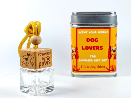 Powered by paws - Refillable car diffuser