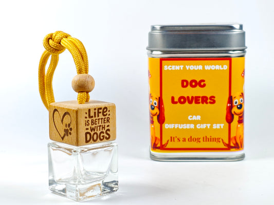 Life is better with dogs - Refillable car diffuser