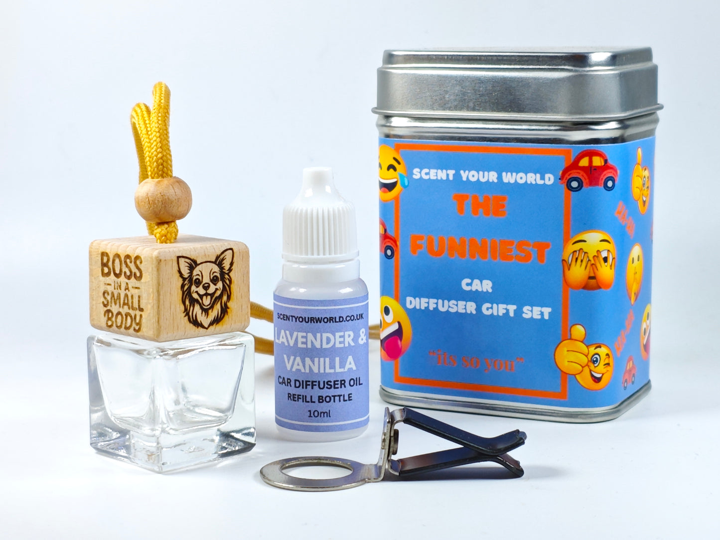 Boss in a small body - Refillable car diffuser