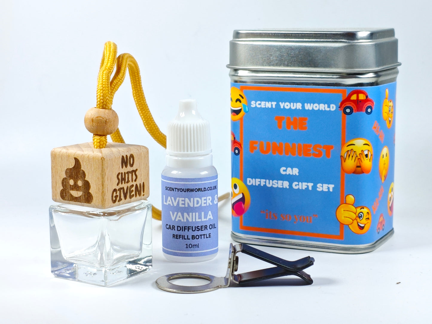 No shits given - Refillable car diffuser