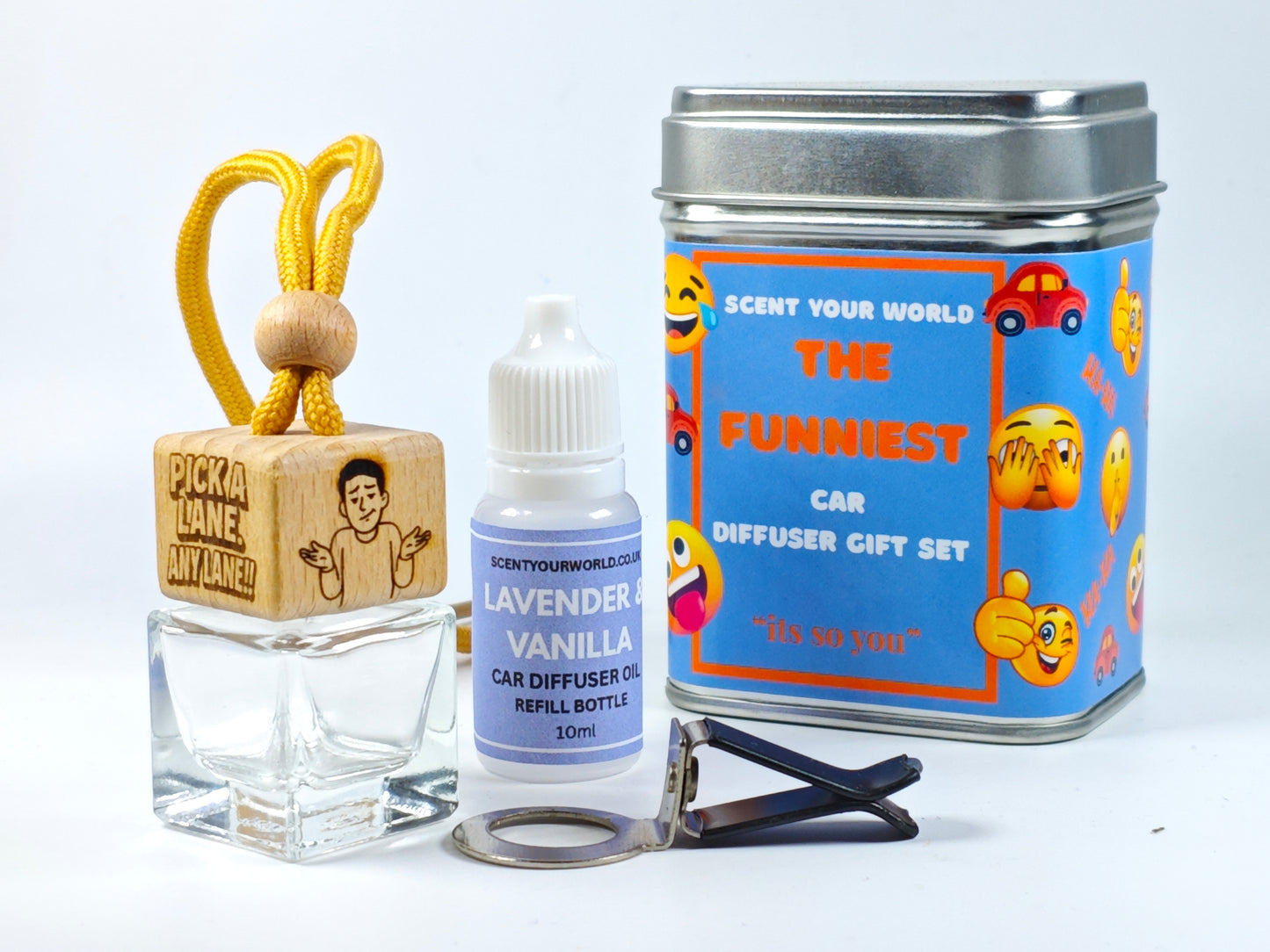 Pick a lane, any lane! - Refillable car diffuser
