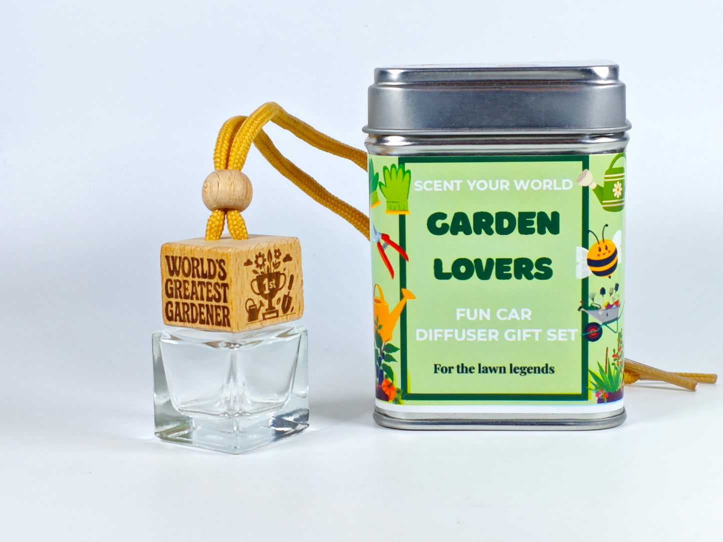 Worlds greatest gardener - Refillable car diffuser