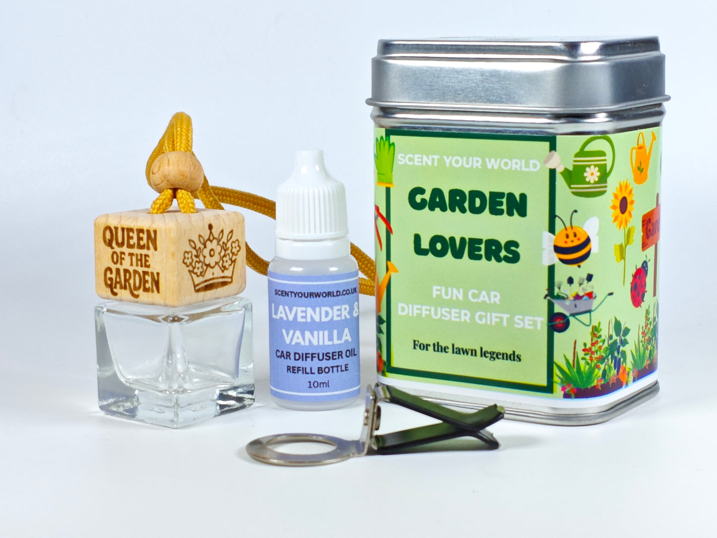 Queen of the garden - Refillable car diffuser