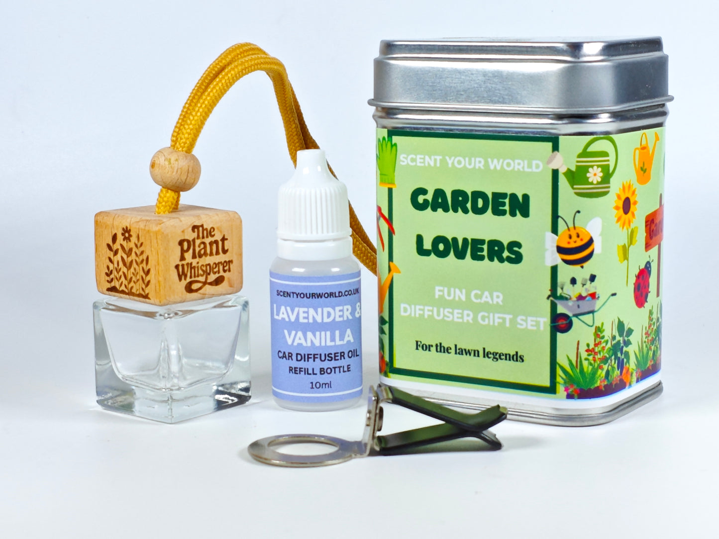 The plant whisperer - Refillable car diffuser