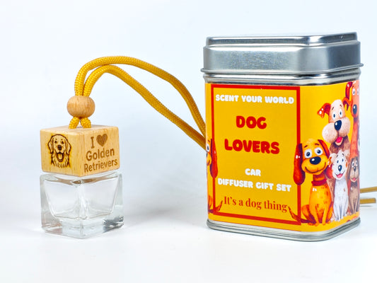 Golden retriever - Refillable car diffuser