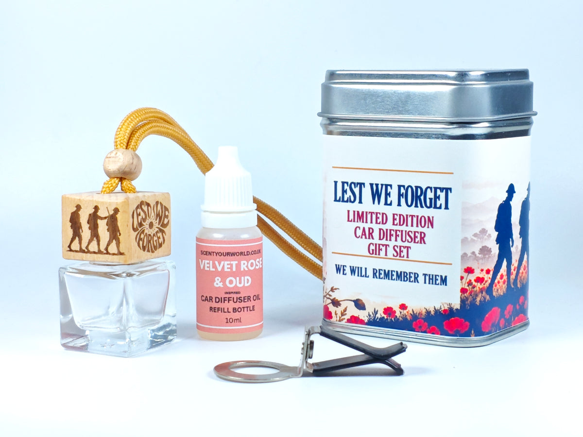 Remembrance Day - Refillable car diffuser - Limited Edition