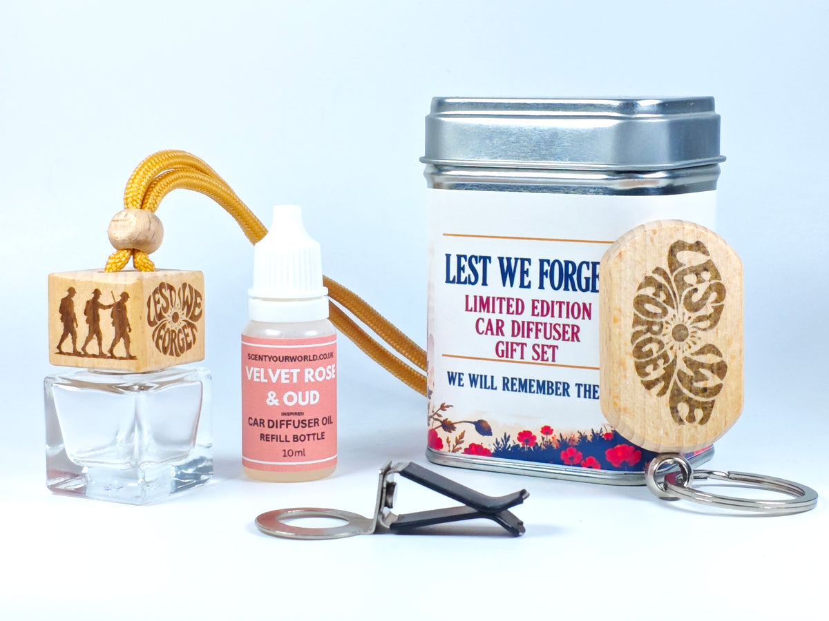 Remembrance Day - Refillable car diffuser - Limited Edition