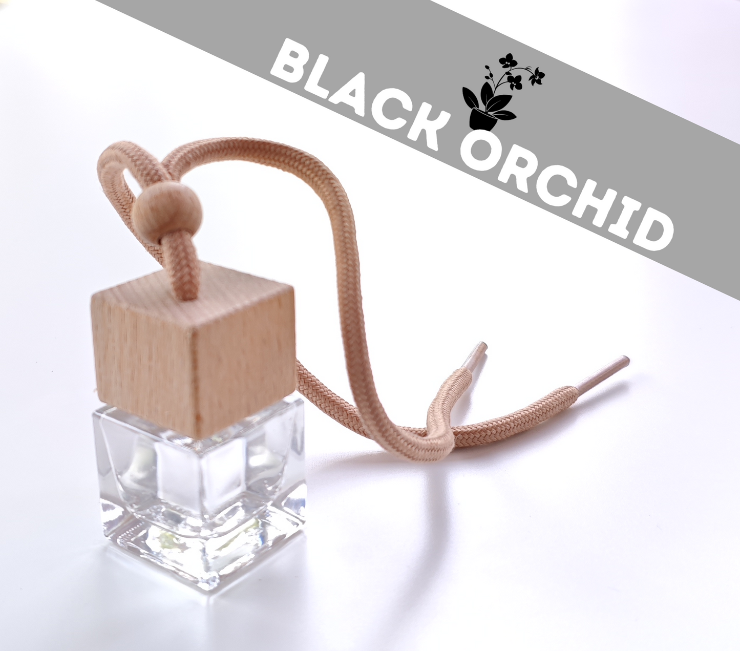 Refillable car diffuser - Black orchid - Inspired scent