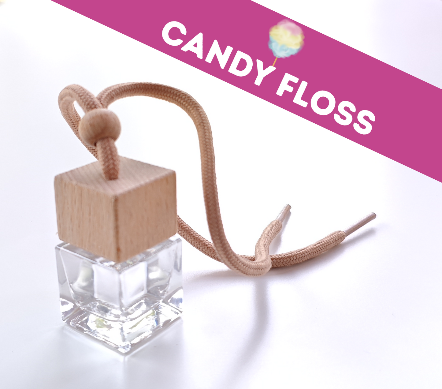 Refillable car diffuser - Candy floss