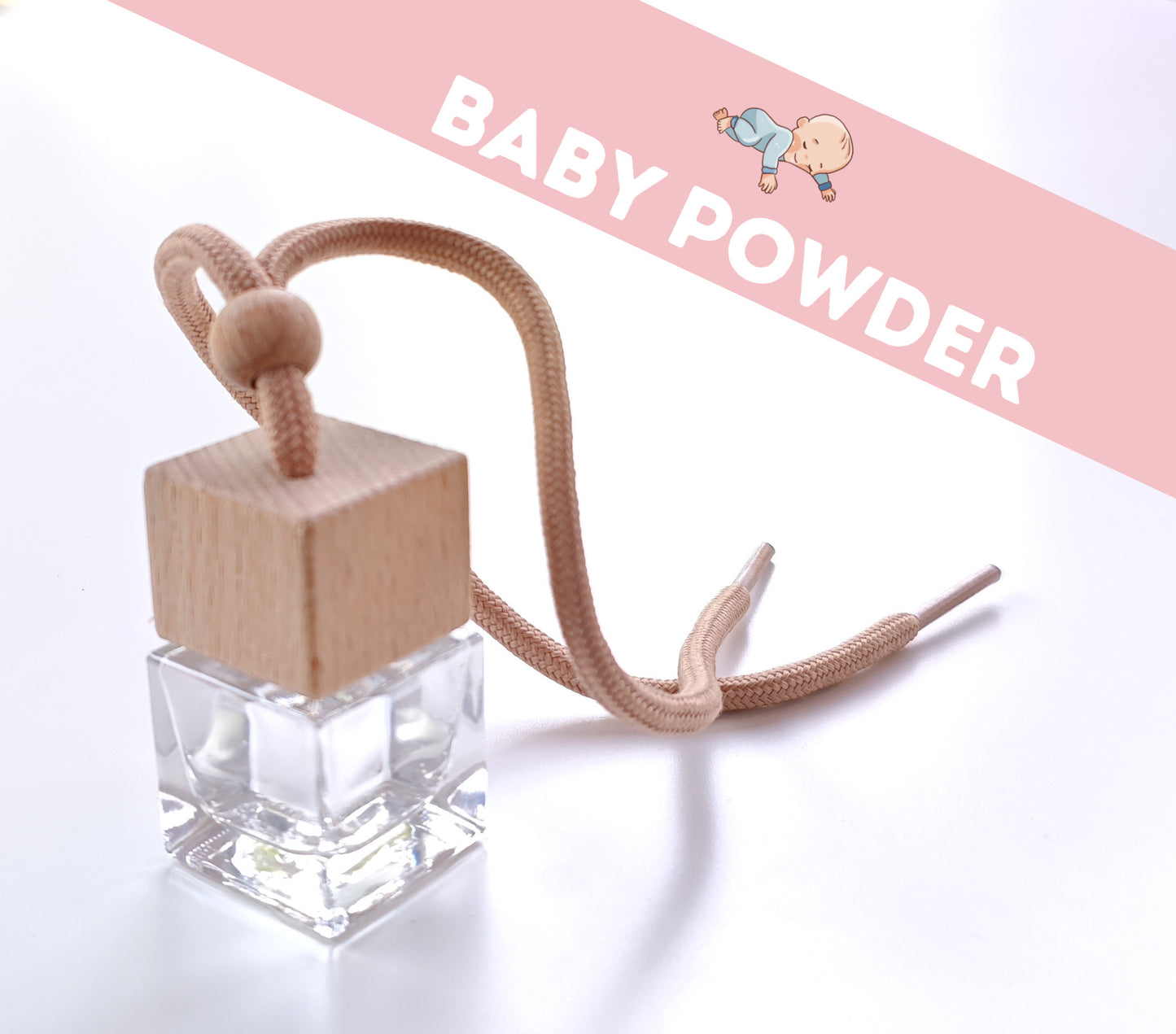 Refillable car diffuser - Baby powder