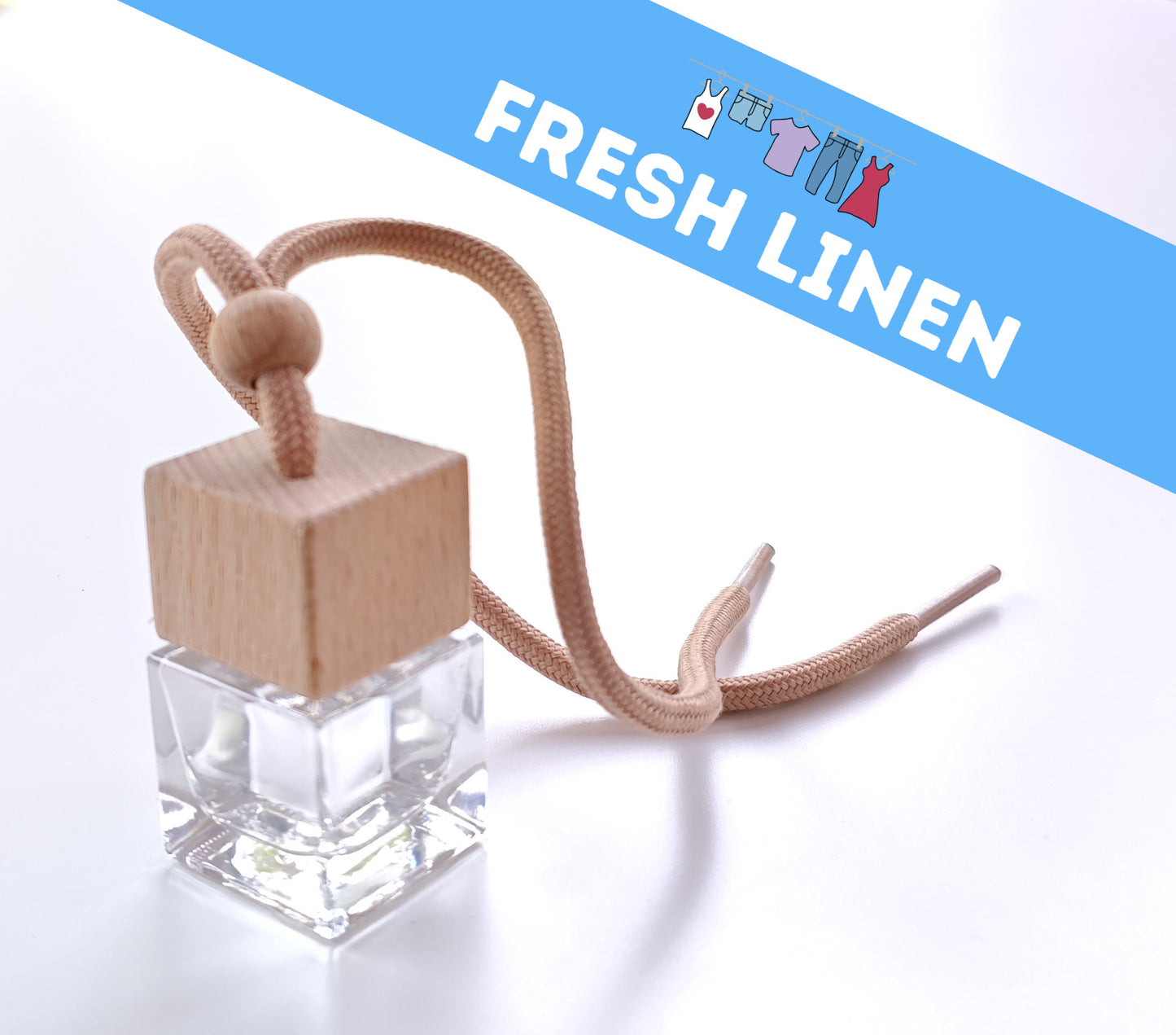 Refillable car diffuser - Fresh linen