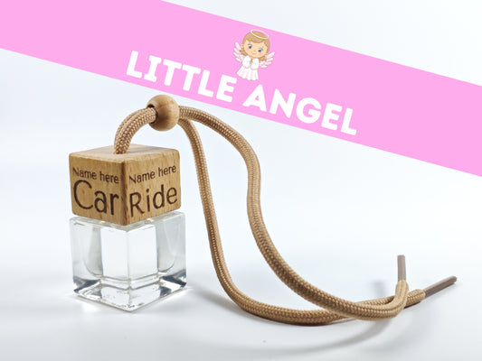 Personalised refillable car diffuser - Little angel - Inspired scent
