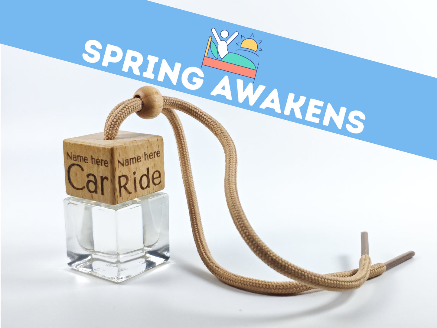 Personalised refillable car diffuser - Spring awakens - Inspired scent